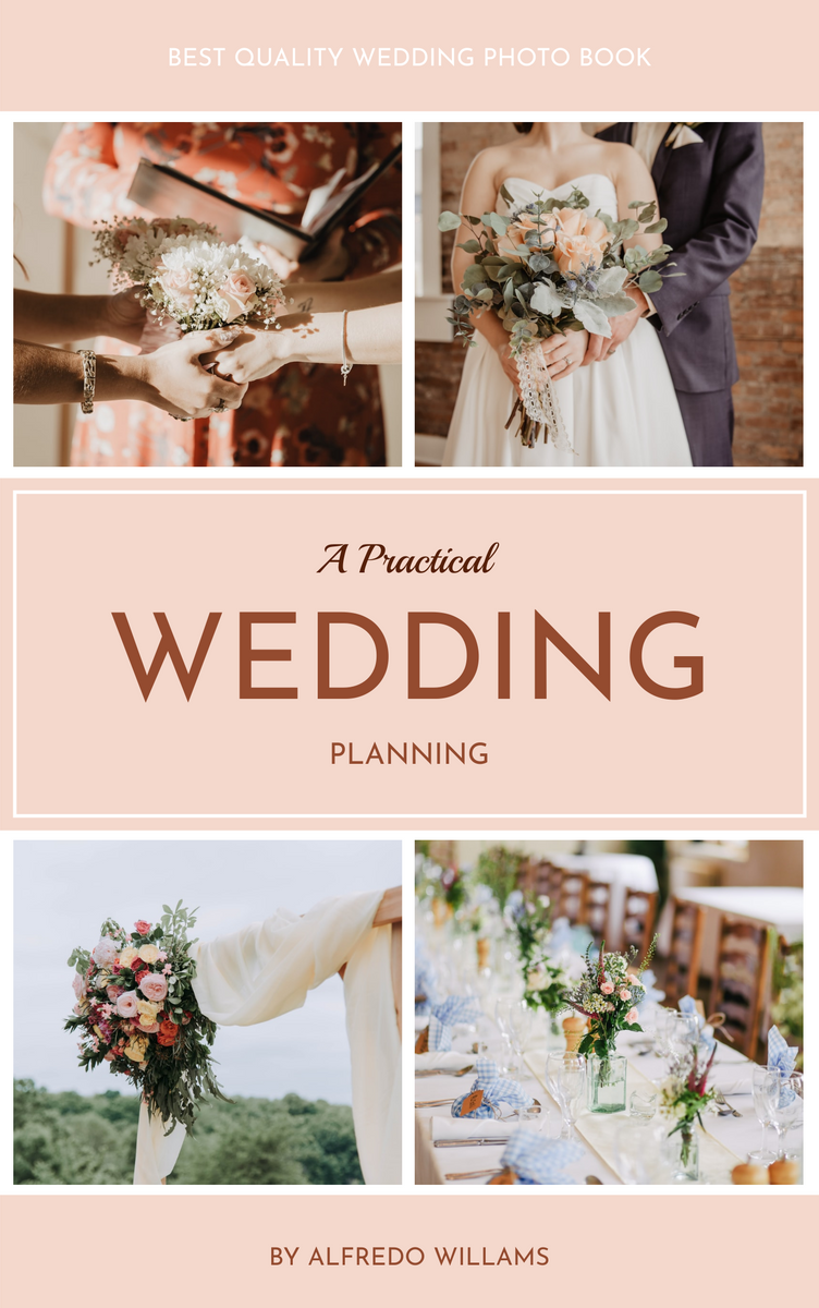 Book Cover template: A Practical Wedding Planning Book Cover (Created by InfoART's Book Cover maker)