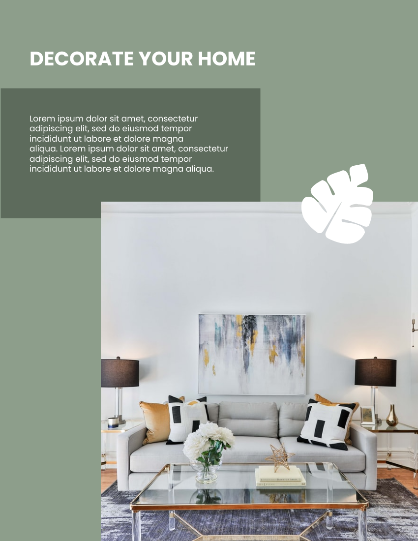 Booklet template: Book For Interior Design Booklet (Created by Visual Paradigm Online's Booklet maker)