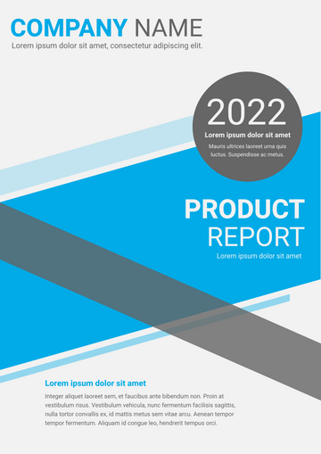 Poster template: Annual Product Report Poster (Created by Visual Paradigm Online's Poster maker)