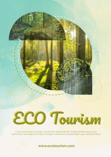 Flyer template: Ecotourism Promotion Flyer (Created by Visual Paradigm Online's Flyer maker)