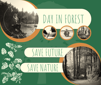 Facebook Post template: Nature Earth Day Facebook Post (Created by InfoART's  marker)