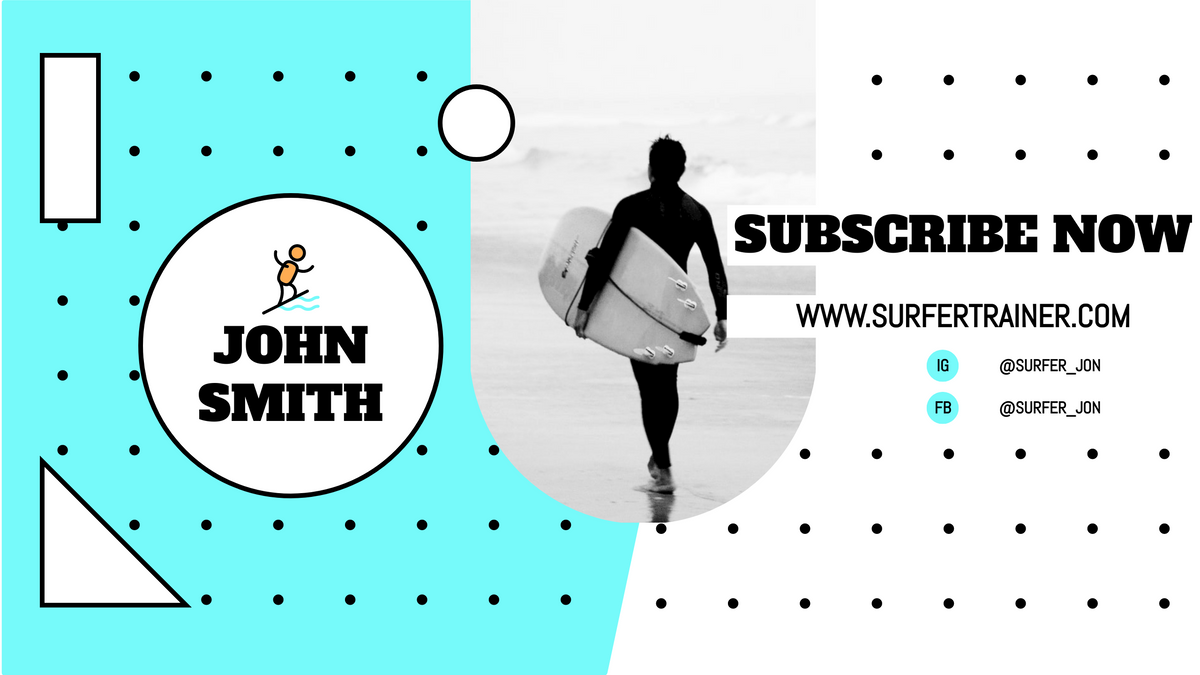 Surfer Trainer YouTube Channel Art