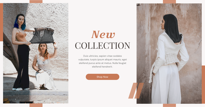 Editable facebookads template:Woman Fashion New Collection Facebook Ad