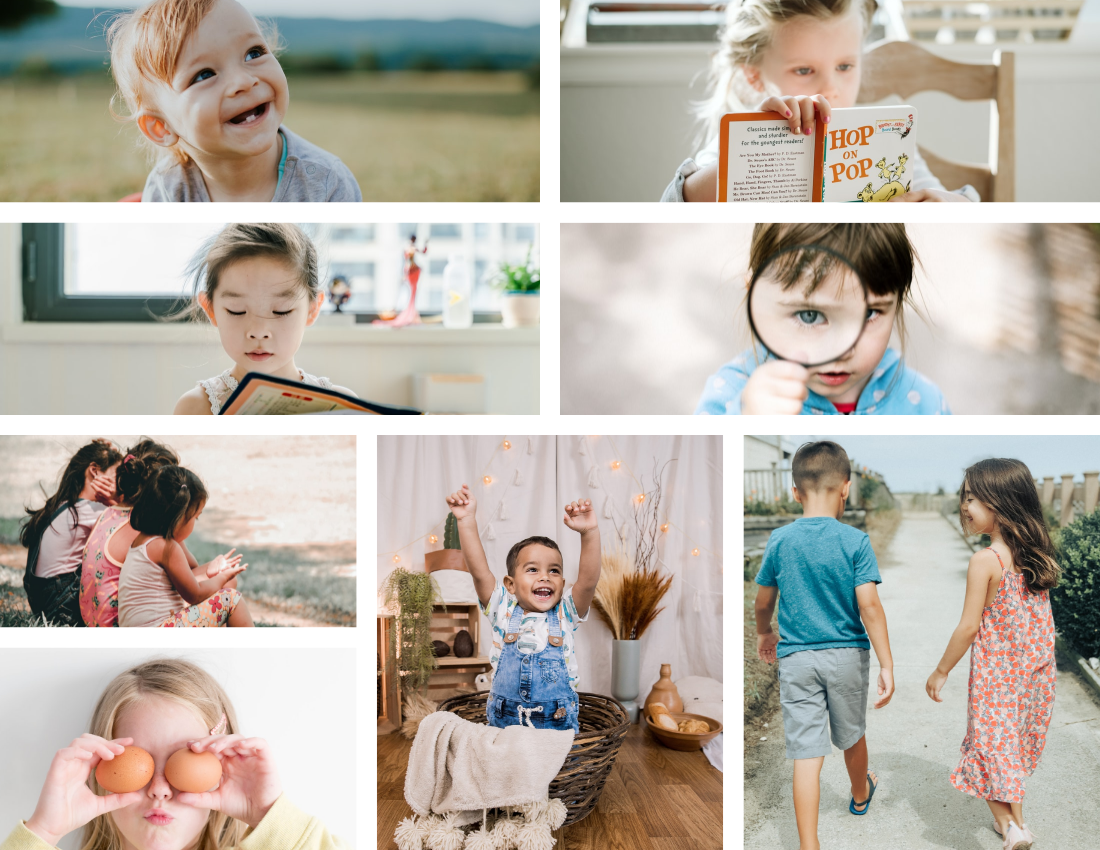 儿童照片簿 模板。Special Memories Kids Photo Book (由 Visual Paradigm Online 的儿童照片簿软件制作)