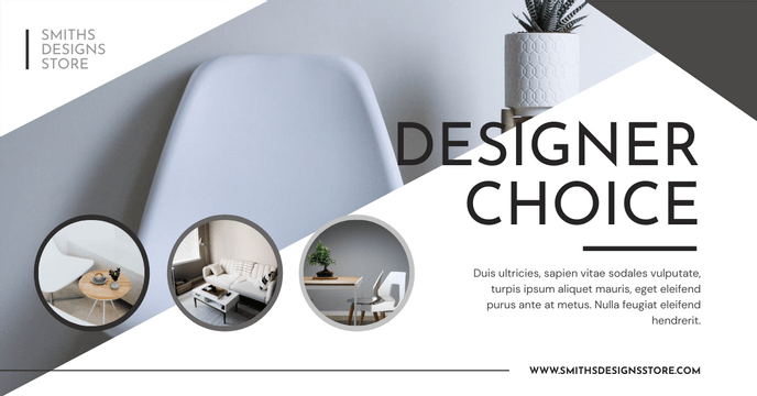 Editable facebookads template:Home Furniture Design Store Facebook Ad