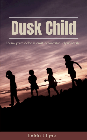Book Cover template: Dusk Child Book Cover (Created by InfoART's  marker)