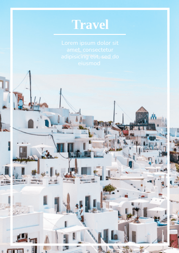 Postcard template: Travel Postcard (Created by Visual Paradigm Online's Postcard maker)