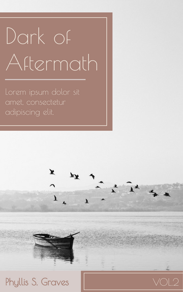 Book Cover template: Dark of Aftermath Book Cover (Created by InfoART's  marker)