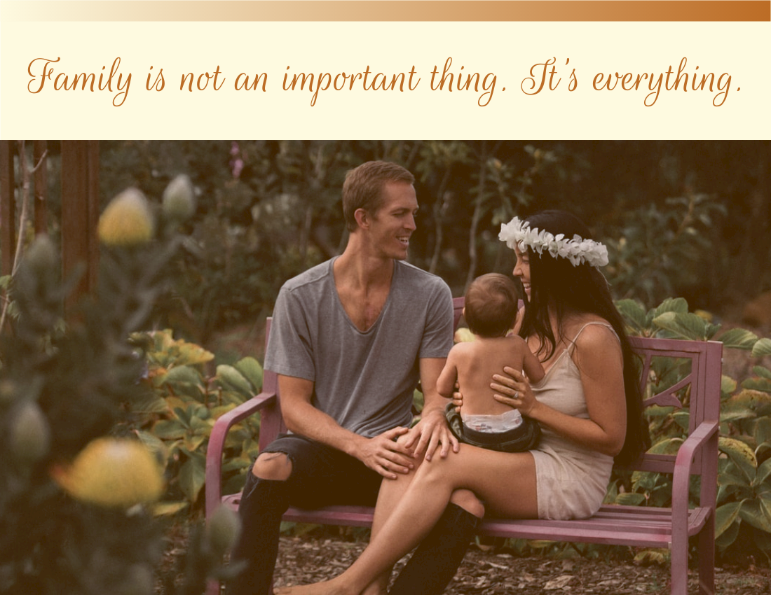 Family Photo Book template: Brown Vintage Baby Family Photo Book (Created by PhotoBook's Family Photo Book maker)