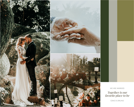 Mood Boards template: We Are Married Mood Board (Created by Visual Paradigm Online's Mood Boards maker)