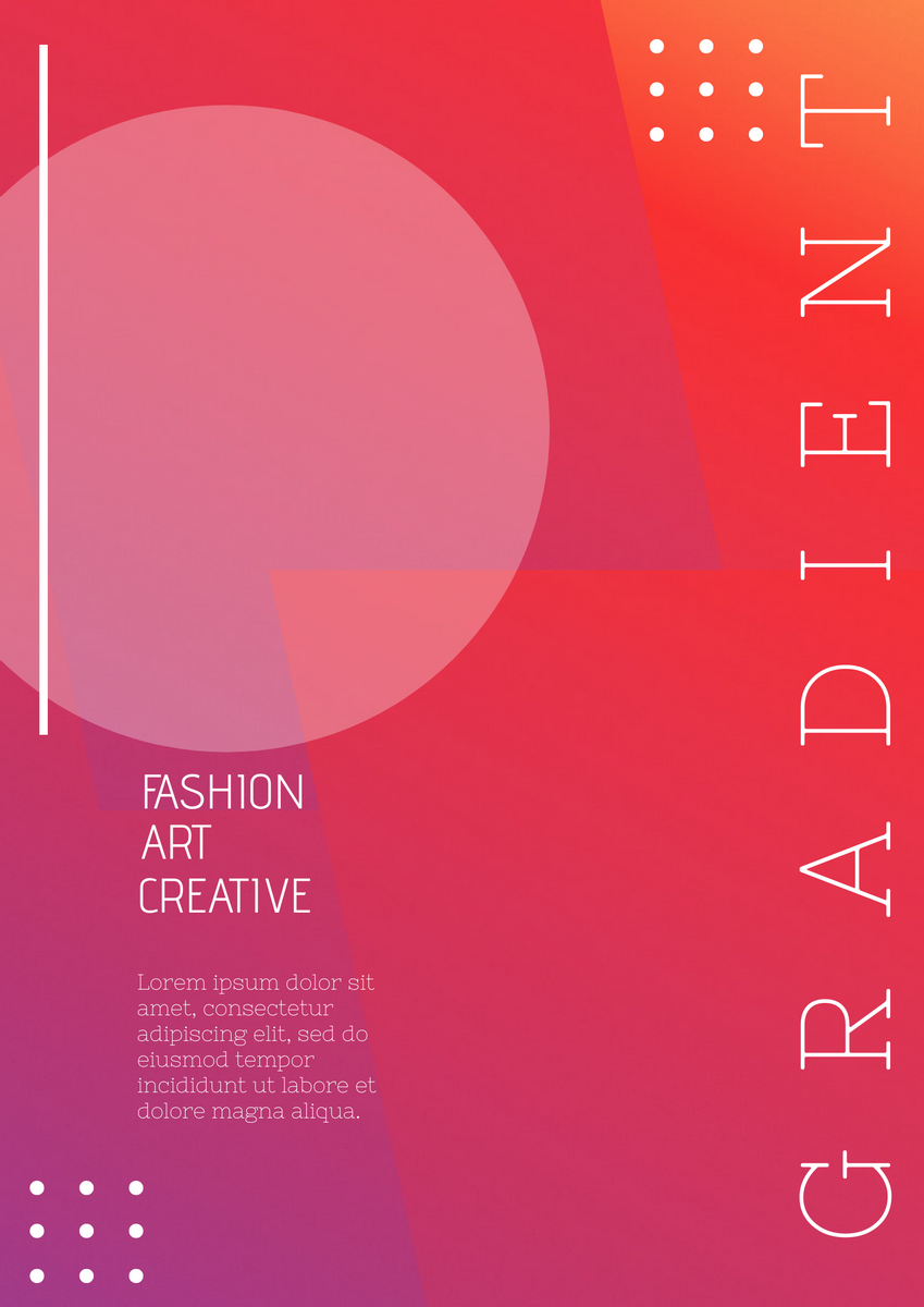 Poster template: Gradient Poster (Created by Visual Paradigm Online's Poster maker)