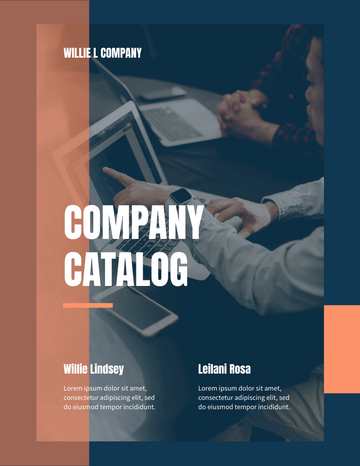 产品目录 模板。Company Catalog (由 Visual Paradigm Online 的产品目录软件制作)