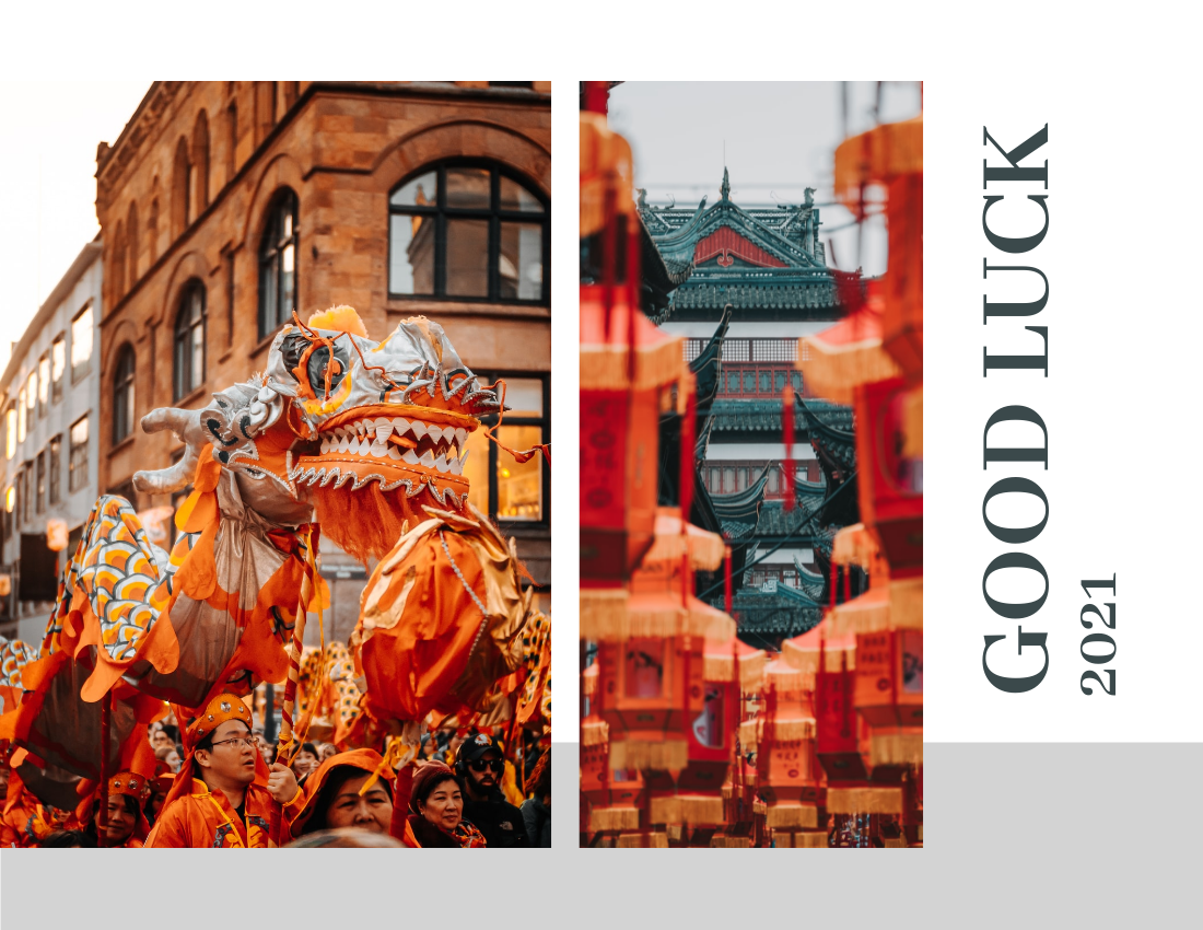 Seasonal Photo Book template: Red Chinese New Year Seasonal Photo Book (Created by Visual Paradigm Online's Seasonal Photo Book maker)
