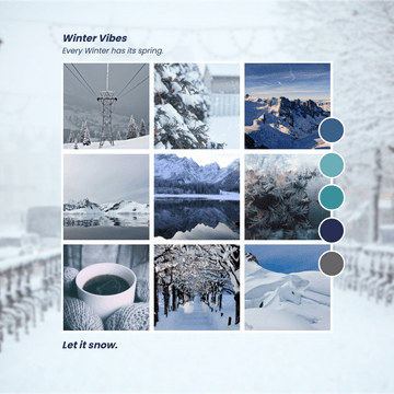 Winter Vibes Photo Collage