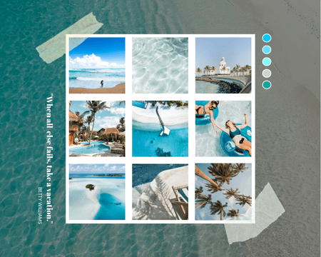 Mood Boards template: Start Of Summer Mood Board (Created by Visual Paradigm Online's Mood Boards maker)