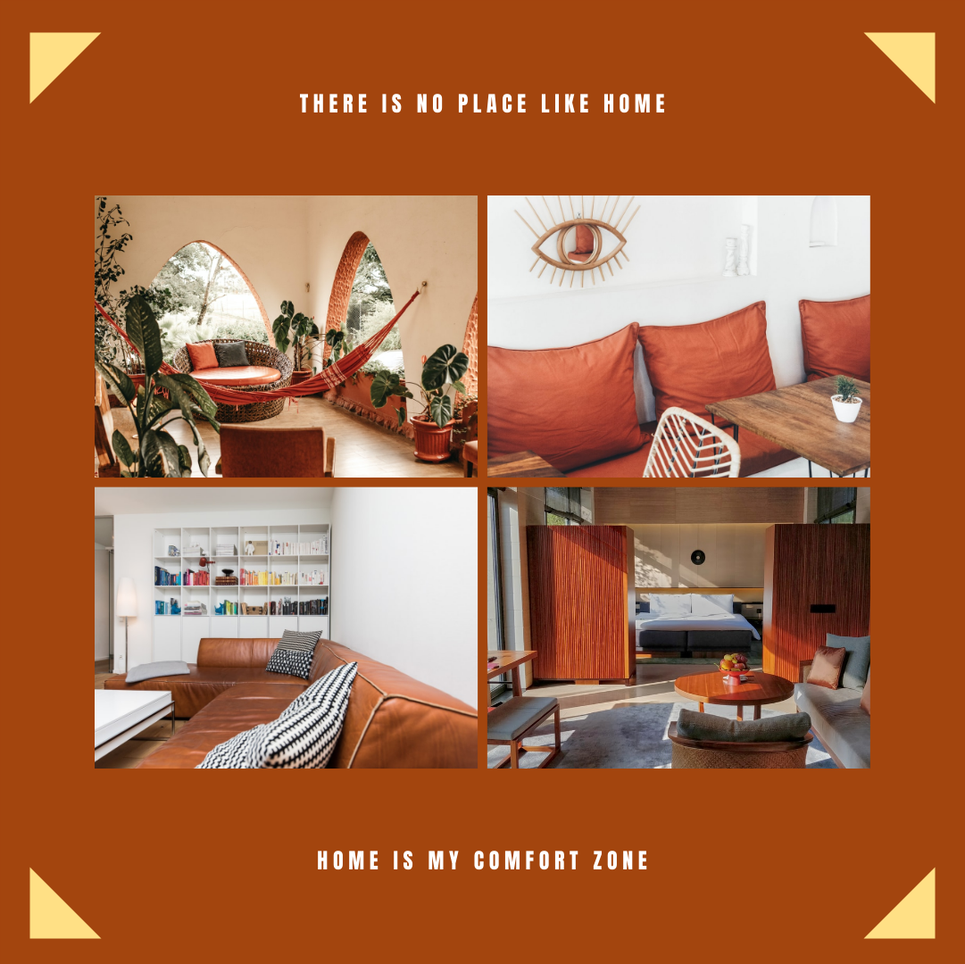 Photo Collage template: Comfort Home Photo Collage (Created by Visual Paradigm Online's Photo Collage maker)