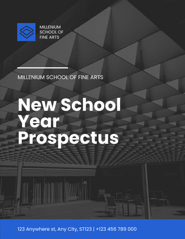 Prospectuses template: New School Year Prospectus (Created by InfoART's Prospectuses marker)