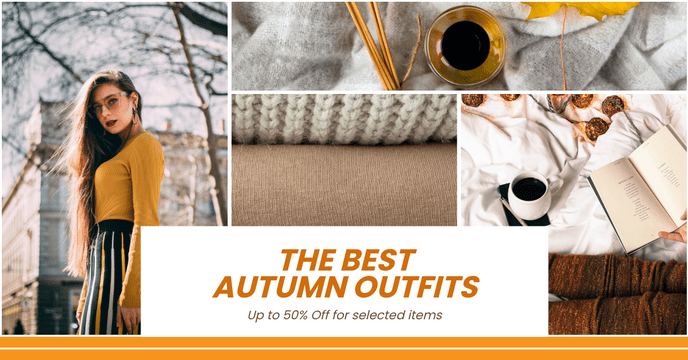 Editable facebookads template:Autumn Outfits Sale Facebook Ad