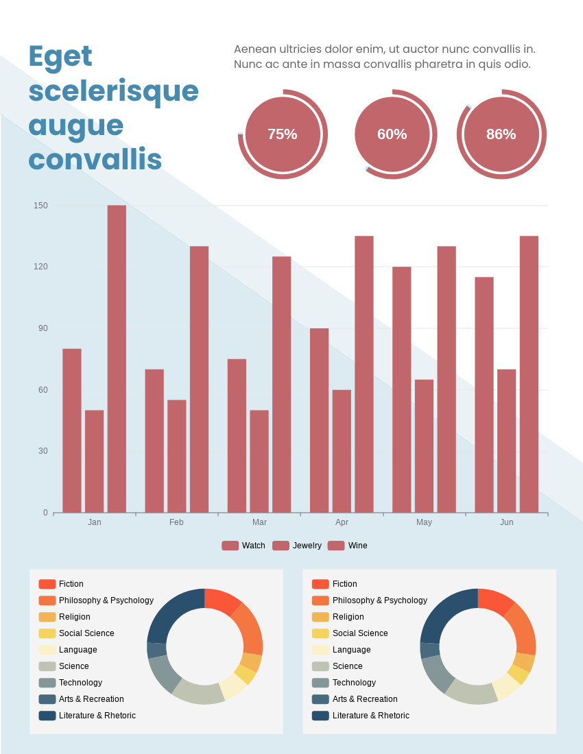 Report template: Abstract Annual Report (Created by Visual Paradigm Online's Report maker)