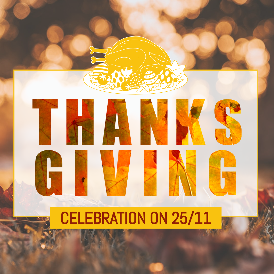 Thanksgiving Day Announce Instagram Post 
