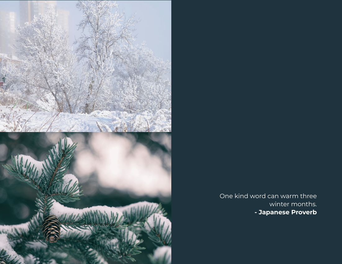 Seasonal Photo Book template: Winter Seasonal Photo Book (Created by PhotoBook's Seasonal Photo Book maker)