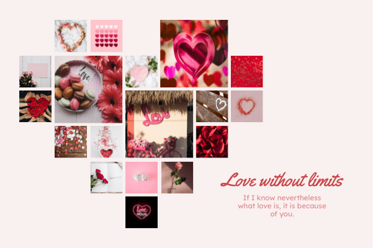 Greeting Cards template: Love Without Limits Greeting Card (Created by Visual Paradigm Online's Greeting Cards maker)