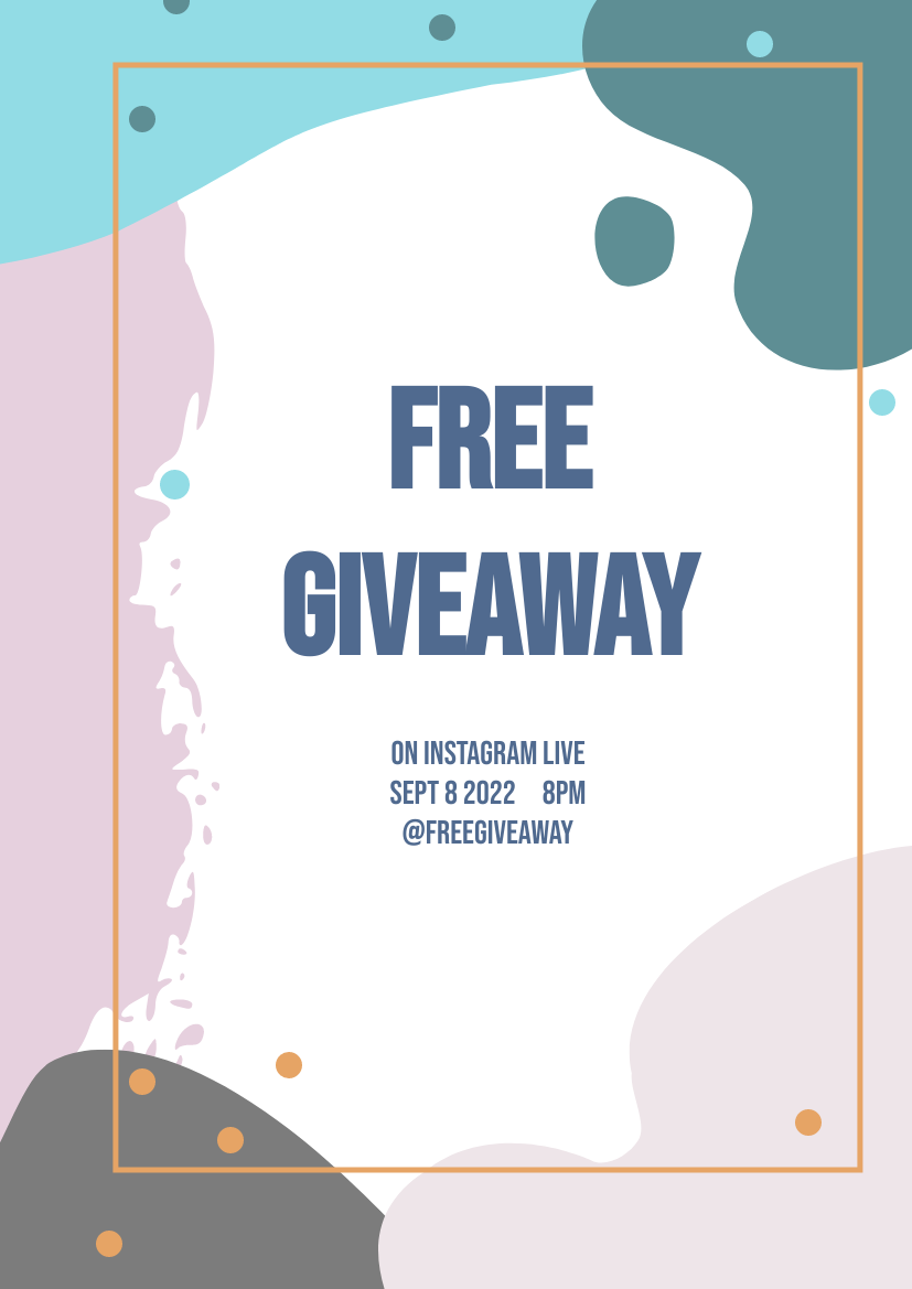 Giveaway Flyer  Flyer Template Within Flyer Maker Template Free