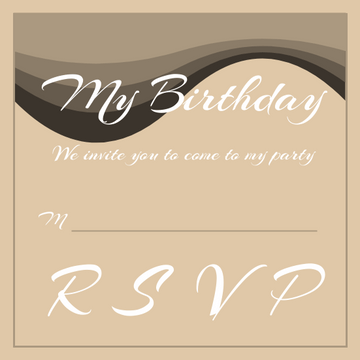 Editable invitations template:Birthday Party Invitation