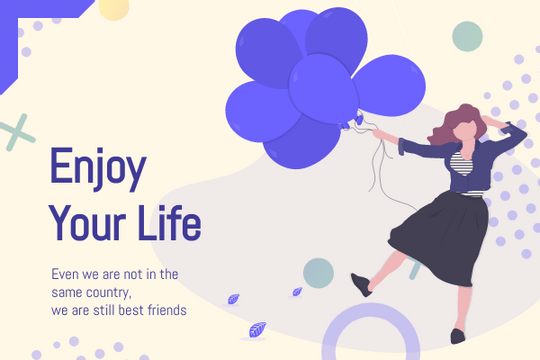 Enjoy Your Life Greeting Card