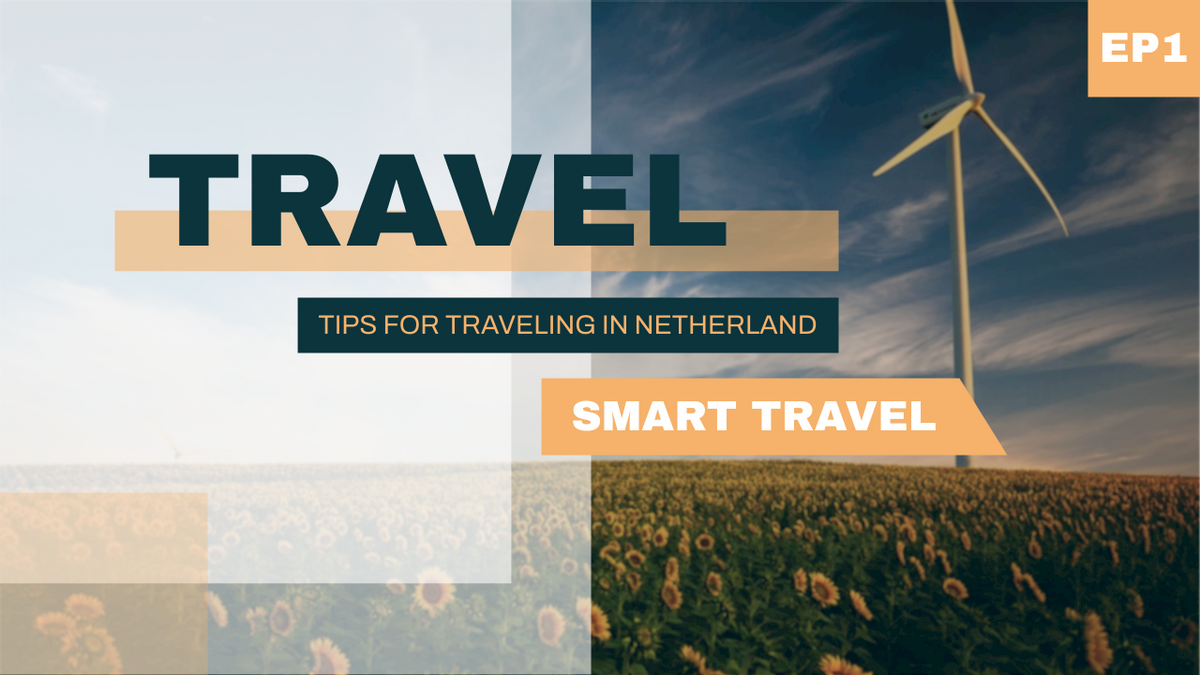 YouTube Thumbnail template: Traveler Tips In Netherland YouTube Thumbnail (Created by Visual Paradigm Online's YouTube Thumbnail maker)