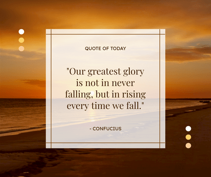 Facebook Post template: Sunset Quote Of Today Facebook Post (Created by Visual Paradigm Online's Facebook Post maker)