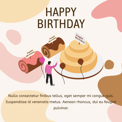 Isometric Diagram template: Birthday (Created by InfoART's Isometric Diagram maker)