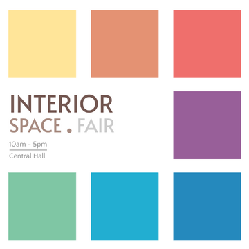 Invitation template: Interior Space Fair (Created by Visual Paradigm Online's Invitation maker)