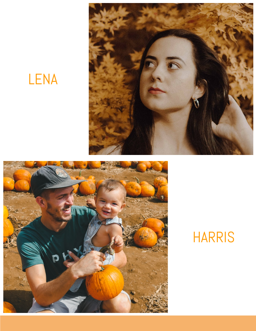 Family Photo Book template: Thanksgiving Family Gathering Photo Book (Created by PhotoBook's Family Photo Book maker)