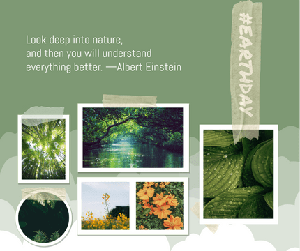 Facebook Post template: Nature Environment Facebook Post (Created by InfoART's  marker)
