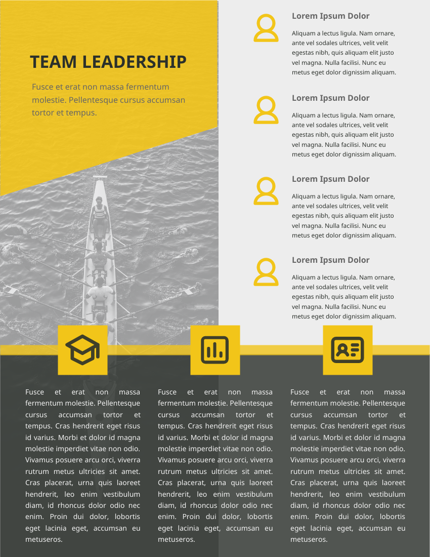 Report template: Yellow and Grey Reports (Created by Visual Paradigm Online's Report maker)