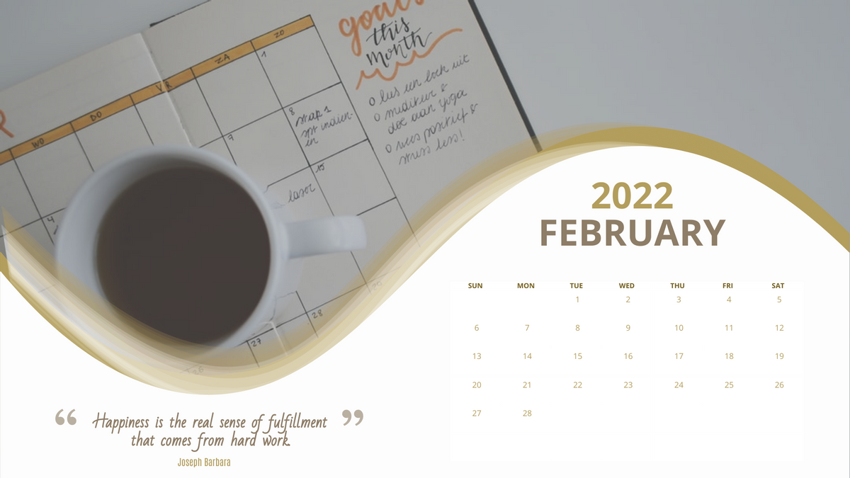 Calendar 模板。Work Calendar 2022 (由 Visual Paradigm Online 的Calendar软件制作)