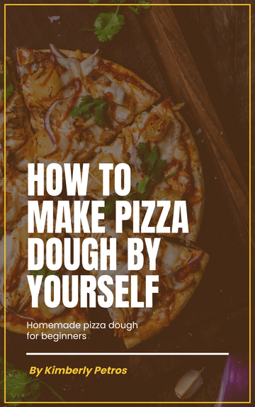 Editable bookcovers template:How To Make Pizza Rough Book Cover
