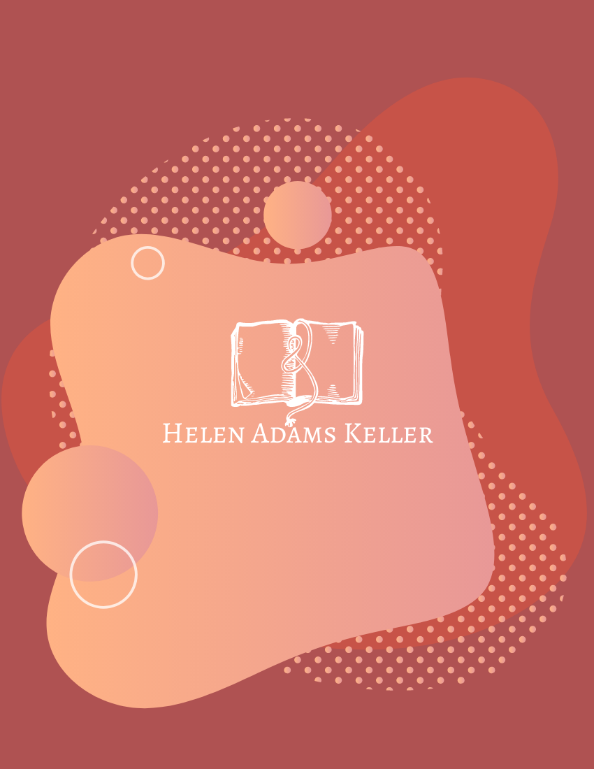 Biography template: Helen Keller Biography (Created by Visual Paradigm Online's Biography maker)