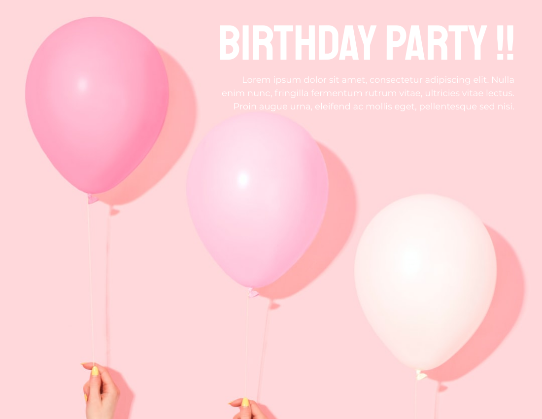 慶祝活動照相簿 模板。 Birthday Party Celebration Photo Book (由 Visual Paradigm Online 的慶祝活動照相簿軟件製作)