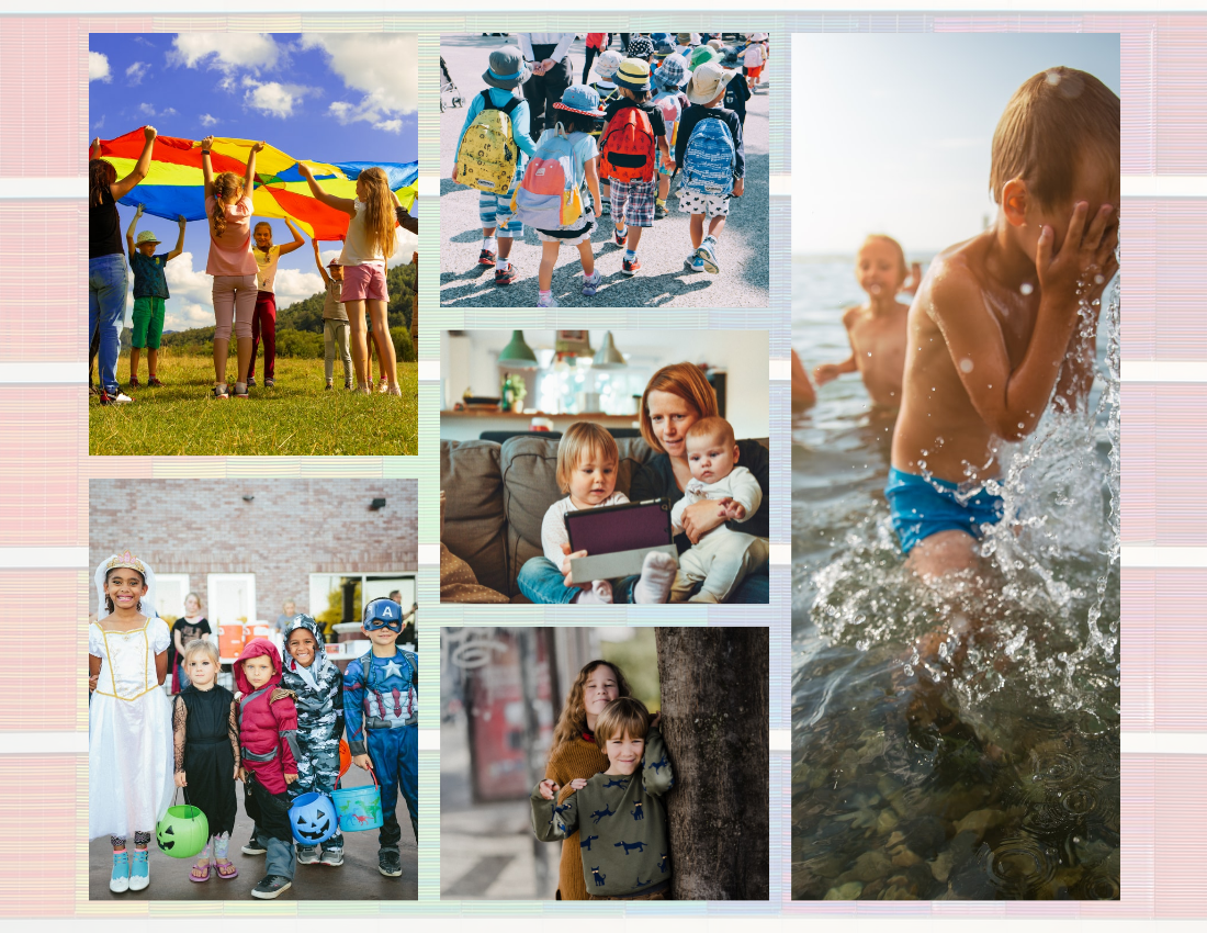 Bright and colorful Year in Review Photo Book