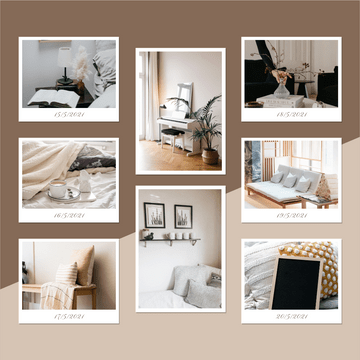 Photo Collage template: Home Living Style Photo Collage (Created by Visual Paradigm Online's Photo Collage maker)