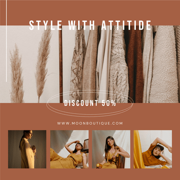 Instagram Post template: Style With Attitude Instagram Post (Created by Visual Paradigm Online's Instagram Post maker)