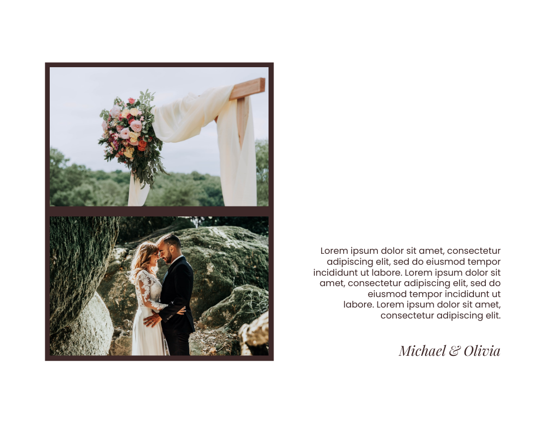Forever Love Wedding Photo Book