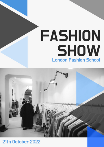 Poster template: Fashion Show Poster (Created by Visual Paradigm Online's Poster maker)