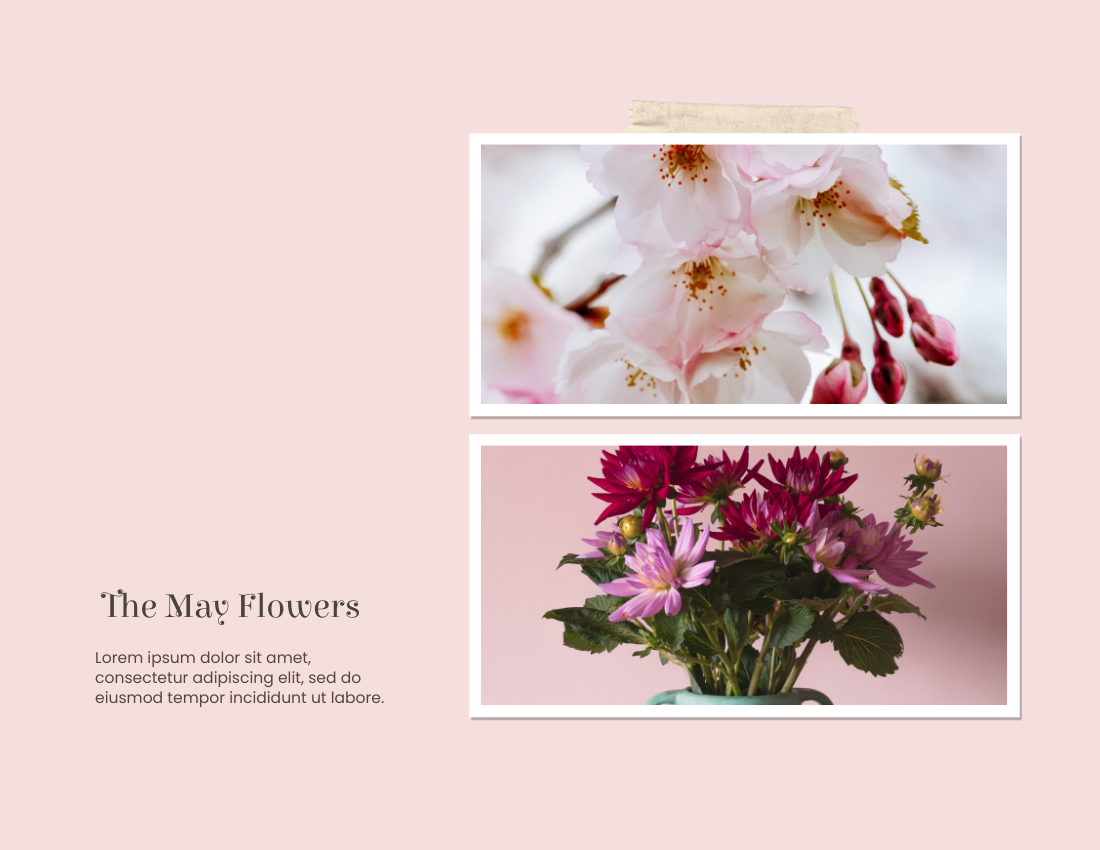 Seasonal Photo Book template: Spring Day Seasonal Photo Book (Created by Visual Paradigm Online's Seasonal Photo Book maker)