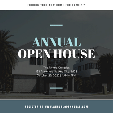 Annual Open House Instagram Post