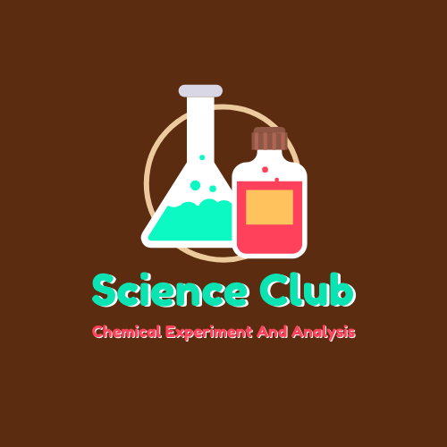 Scientific Logo Generated For Science Club And Chemical Testing Activities