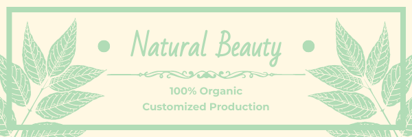 Email Header template: Natural Beauty Email Header (Created by Visual Paradigm Online's Email Header maker)