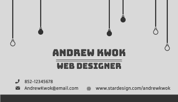 Star Design Business Cards